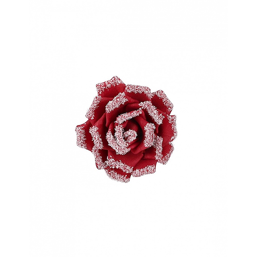 Τριαντάφυλλο σε κλιπ frost κόκκινο 14x8