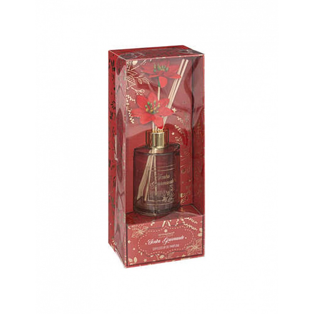 Diffuser με στικς 100ml red poinsetia