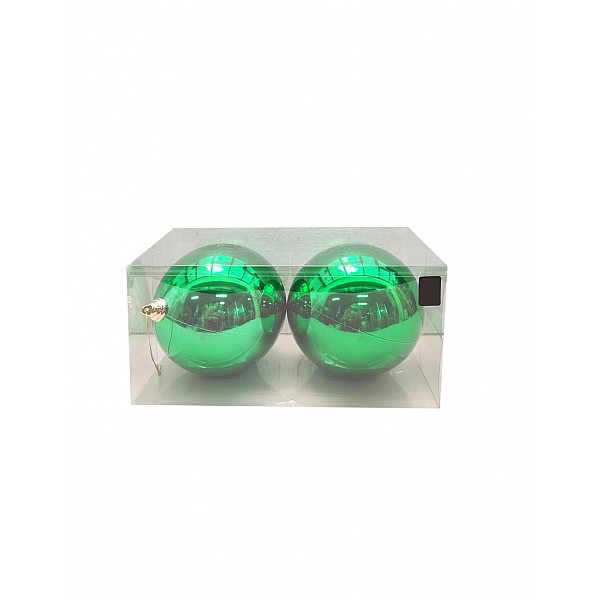 Μπάλα πλαστικό γυάλινο Φ15 πράσινη σ/2