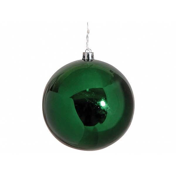 Πράσινη Πλαστική Χριστουγεννιάτικη Μπάλα 8cm