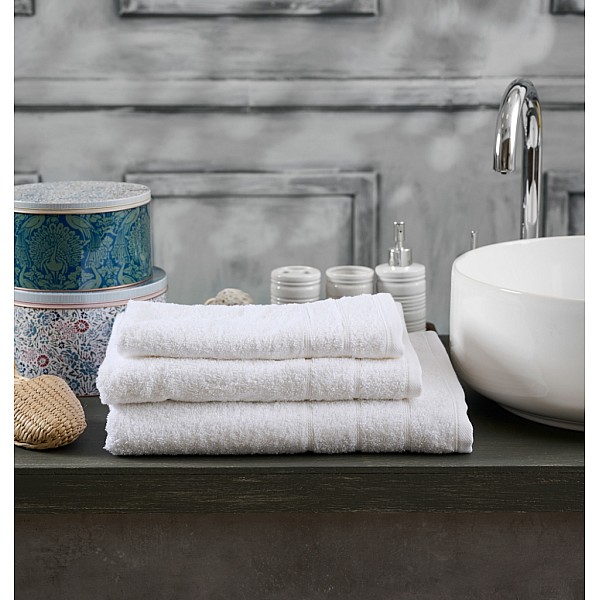 Πετσέτα Μονόχρωμη Lovable - White, Σώματος 80x150