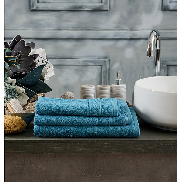 Πετσέτα Μονόχρωμη Lovable - Dusty Blue, Σώματος 80x150