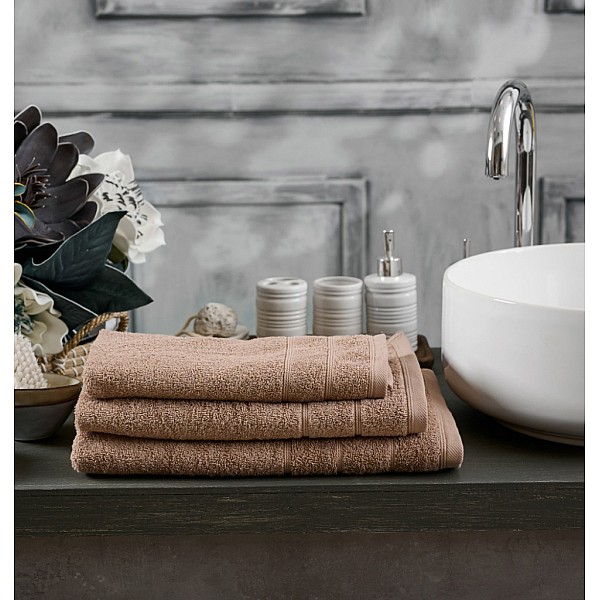 Πετσέτα Μονόχρωμη Lovable - Latte, Σώματος 80x150