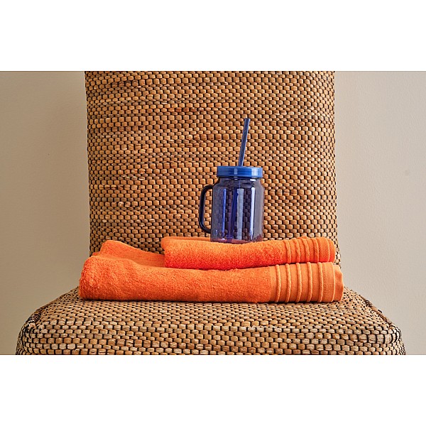 Πετσέτα Μονόχρωμη Baboo - Orange, Προσώπου 50x100