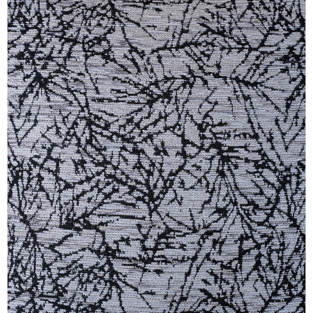 Ριχτάρι Καναπέ Chenille VERA Grey-Black - Grey - Black, Τριθέσιο (180x300)