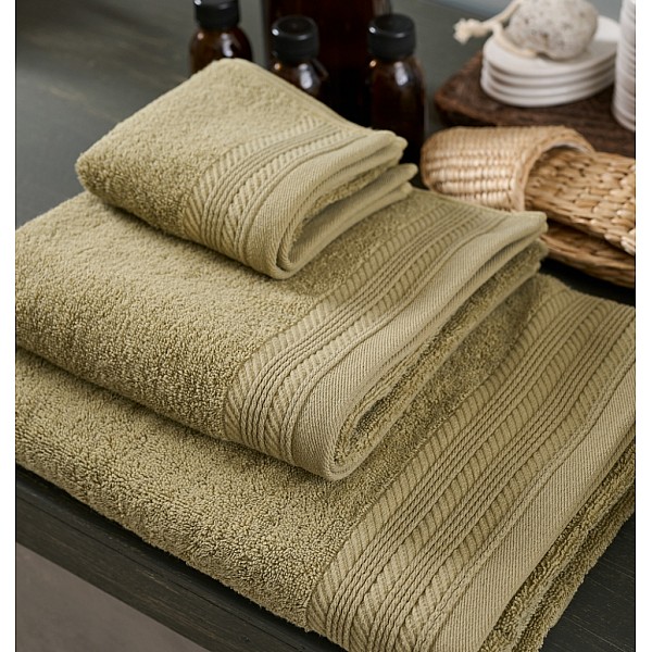 Πετσέτα Μονόχρωμη New Cotton Series - Olive, Χεριών 30x50