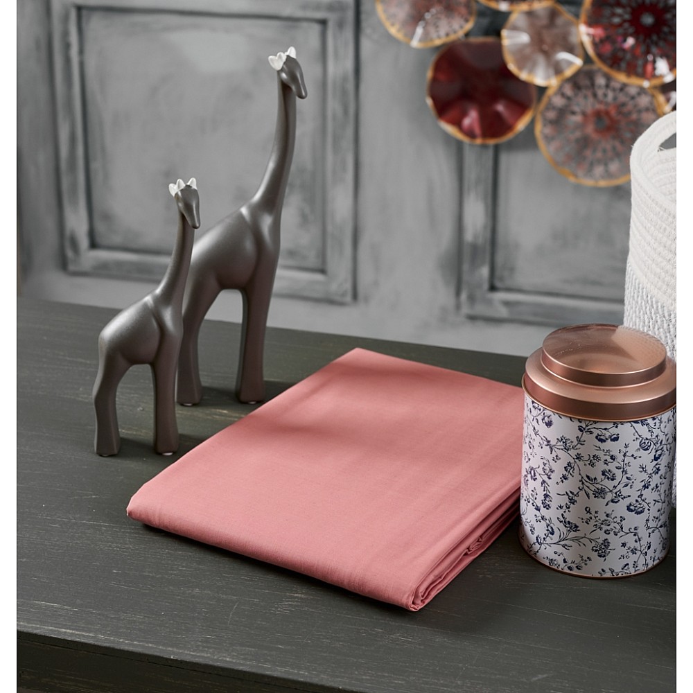 Σεντόνια Σετ  Μονόχρωμα Power Nap - Dusty Pink, Υπέρδιπλο (2x 225x240 + 2 μαξ. 50x70)