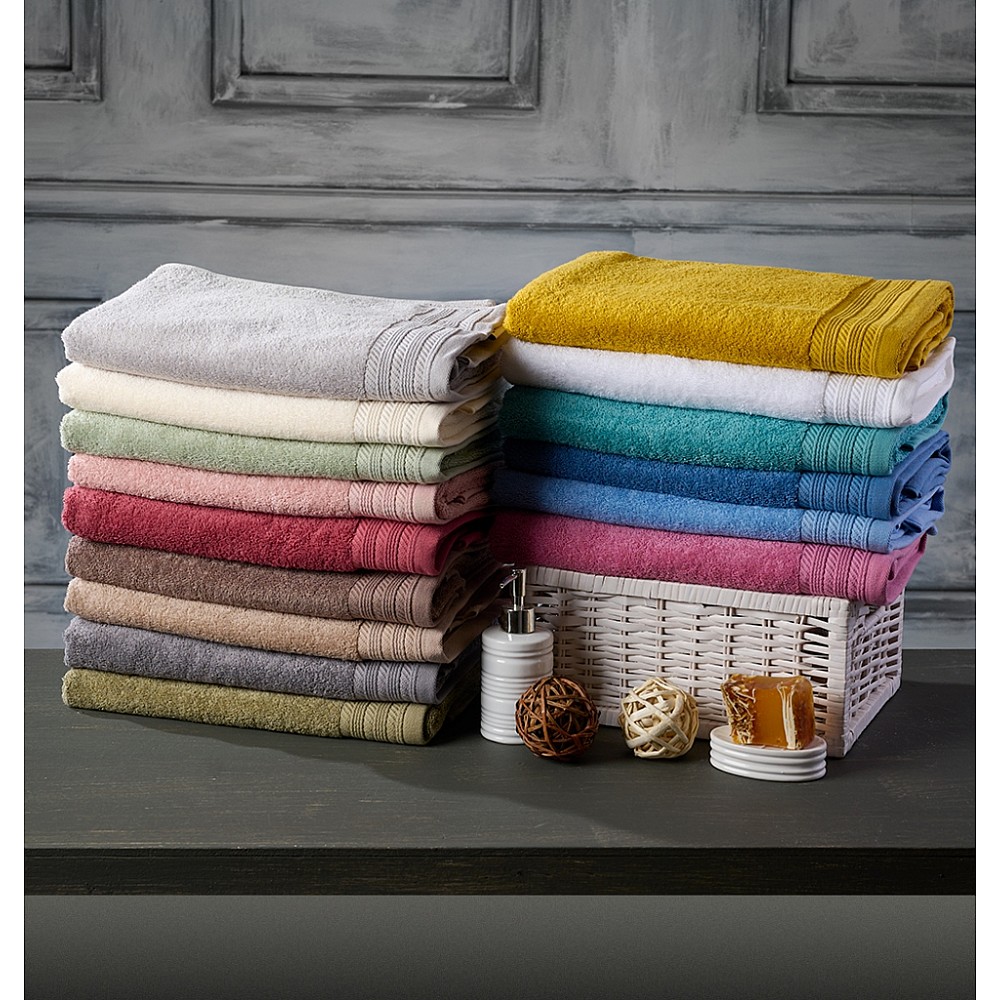 Πετσέτα Μονόχρωμη New Cotton Series - Yellow, Προσώπου 50x90