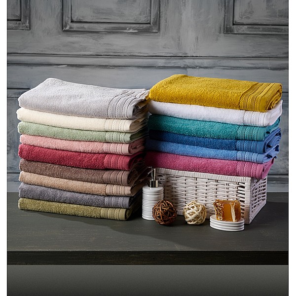 Πετσέτα Μονόχρωμη New Cotton Series - Powder, Προσώπου 50x90