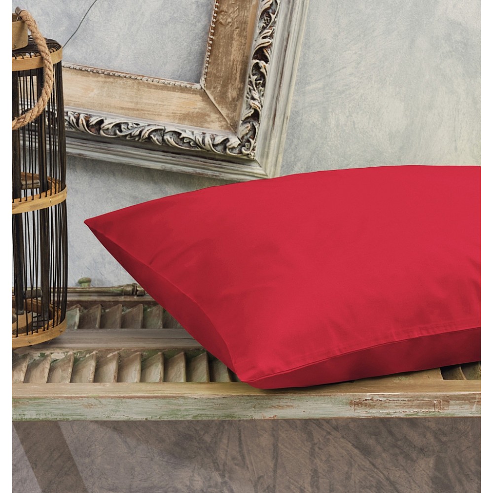 Μαξιλαροθήκες Μονόχρωμες Power Nap Premium - Burgundy, 50x70