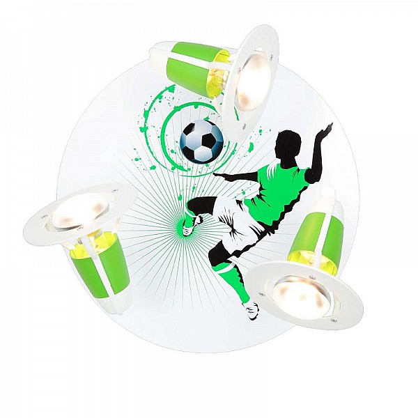 Φωτιστικό Τοίχου-Οροφής Ποδοσφαιριστής Πράσινο Football Soccer