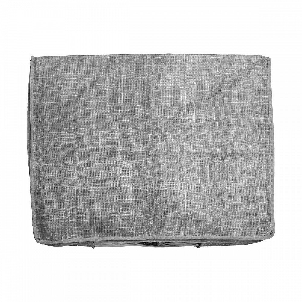 ΘΗΚΗ ΑΠΟΘΗΚΕΥΣΗΣ GREY NON WOVEN ΥΦΑΣΜΑΤΙΝΗ ΜΕ ΔΙΠΛΟ ΦΕΡΜΟΥΑΡ 60x45x30cm 03-5719