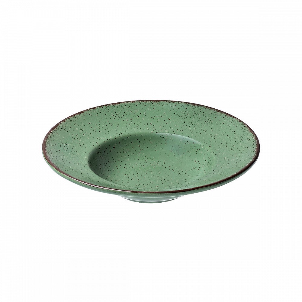 ΠΙΑΤΟ ΡΙΖΟΤΟΥ TERRA ΠΟΡΣΕΛΑΝΙΝΟ 24cm GREEN 07-15558