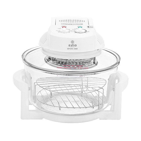 ΦΟΥΡΝΑΚΙ ΡΟΜΠΟΤ CRYSTAL COOK 1400w 12lt ΜΕ ΑΝΤΙΣΤAΣΕΙΣ ΛΕΥΚΟ 06-16548