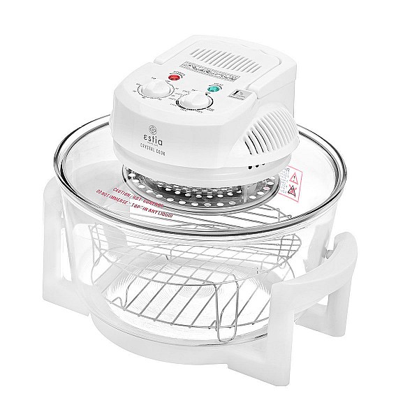 ΦΟΥΡΝΑΚΙ ΡΟΜΠΟΤ CRYSTAL COOK 1400w 12lt ΜΕ ΑΝΤΙΣΤAΣΕΙΣ ΛΕΥΚΟ 06-16548