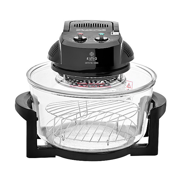 ΦΟΥΡΝΑΚΙ ΡΟΜΠΟΤ CRYSTAL COOK 1400w 12lt ΜΕ ΑΝΤΙΣΤΆΣΕΙΣ ΜΑΥΡΟ 06-16555