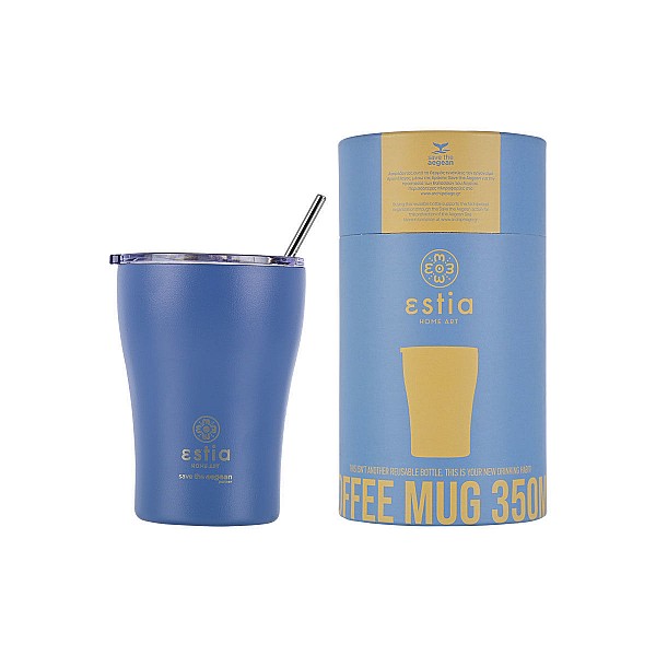 ΘΕΡΜΟΣ COFFEE MUG SAVE THE AEGEAN 350ml DENIM BLUE 01-12182