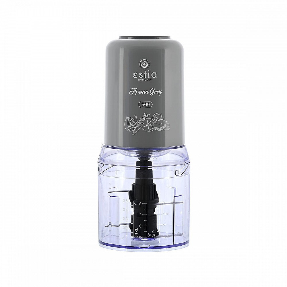 ΠΟΛΥΚΟΠΤΗΣ AROMA GREY 400W ΜΕ ΠΛΑΣΤΙΚΟ ΜΠΟΛ 500ml 06-17446