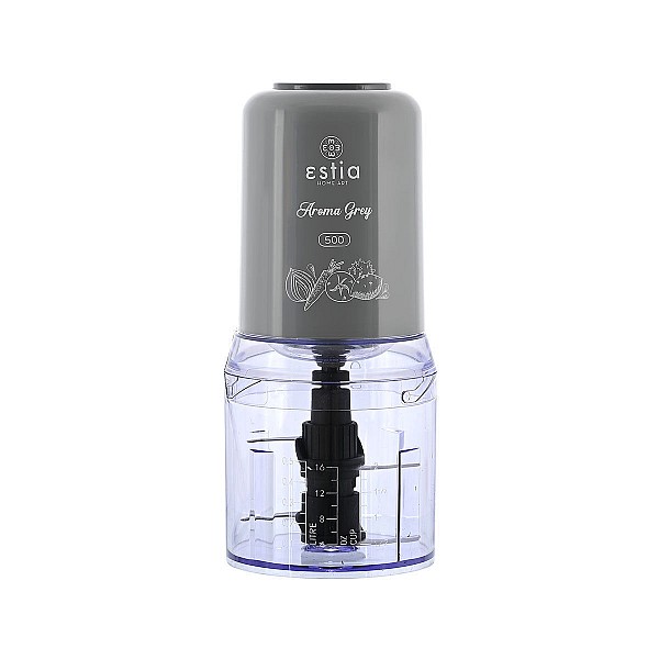 ΠΟΛΥΚΟΠΤΗΣ AROMA GREY 400W ΜΕ ΠΛΑΣΤΙΚΟ ΜΠΟΛ 500ml 06-17446