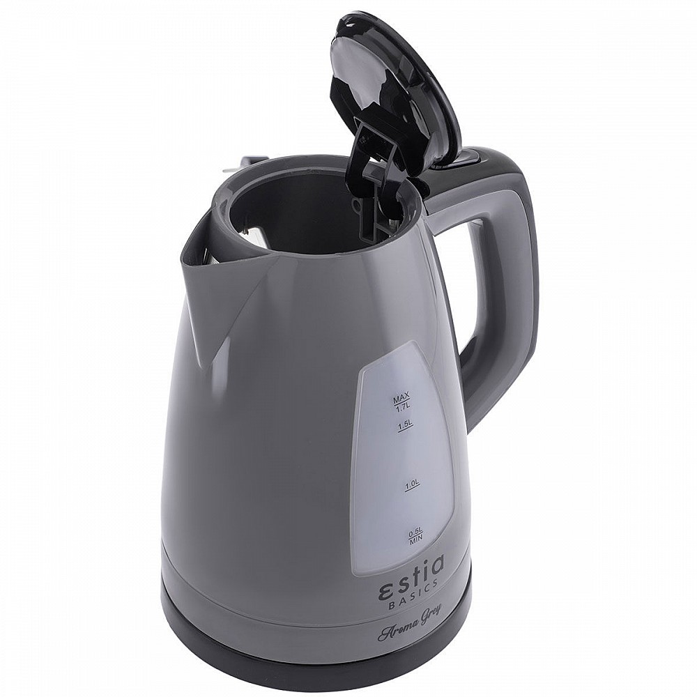 ΒΡΑΣΤΗΡΑΣ AROMA GREY ΠΛΑΣΤΙΚΟΣ 2200w 1.7lt ΓΚΡΙ 06-10089 ΒΡΑΣΤΗΡΑΣ AROMA GREY ΠΛΑΣΤΙΚΟΣ 2200w 1.7lt ΓΚΡΙ 06-10089