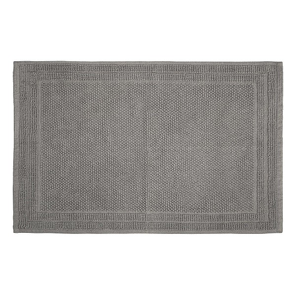 ΤΑΠΕΤΟ ΜΠΑΝΙΟΥ FJORD 100% ΒΑΜΒΑΚΕΡΟ 50x80cm DOVE GREY 02-20071