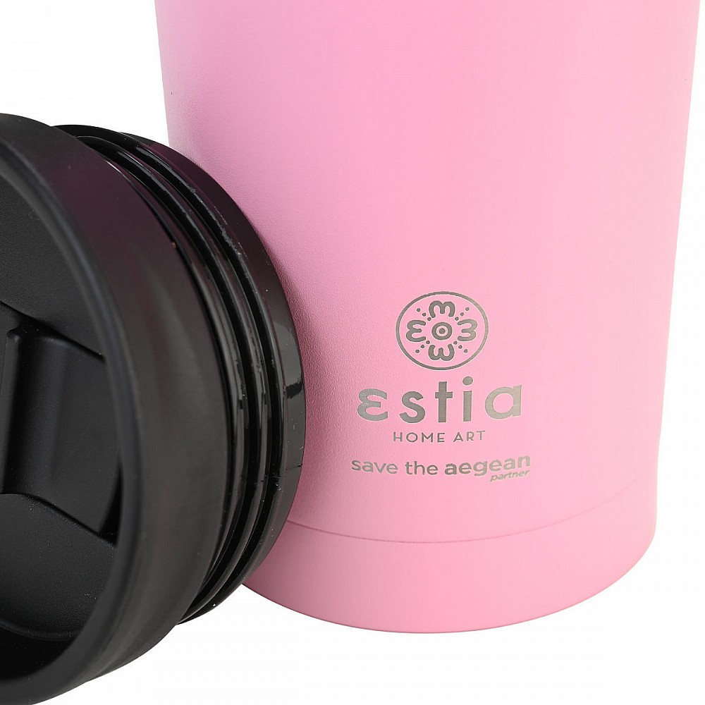 ΘΕΡΜΟΣ TRAVEL MUG SAVE THE AEGEAN 350ml BLOSSOM ROSE 01-20408