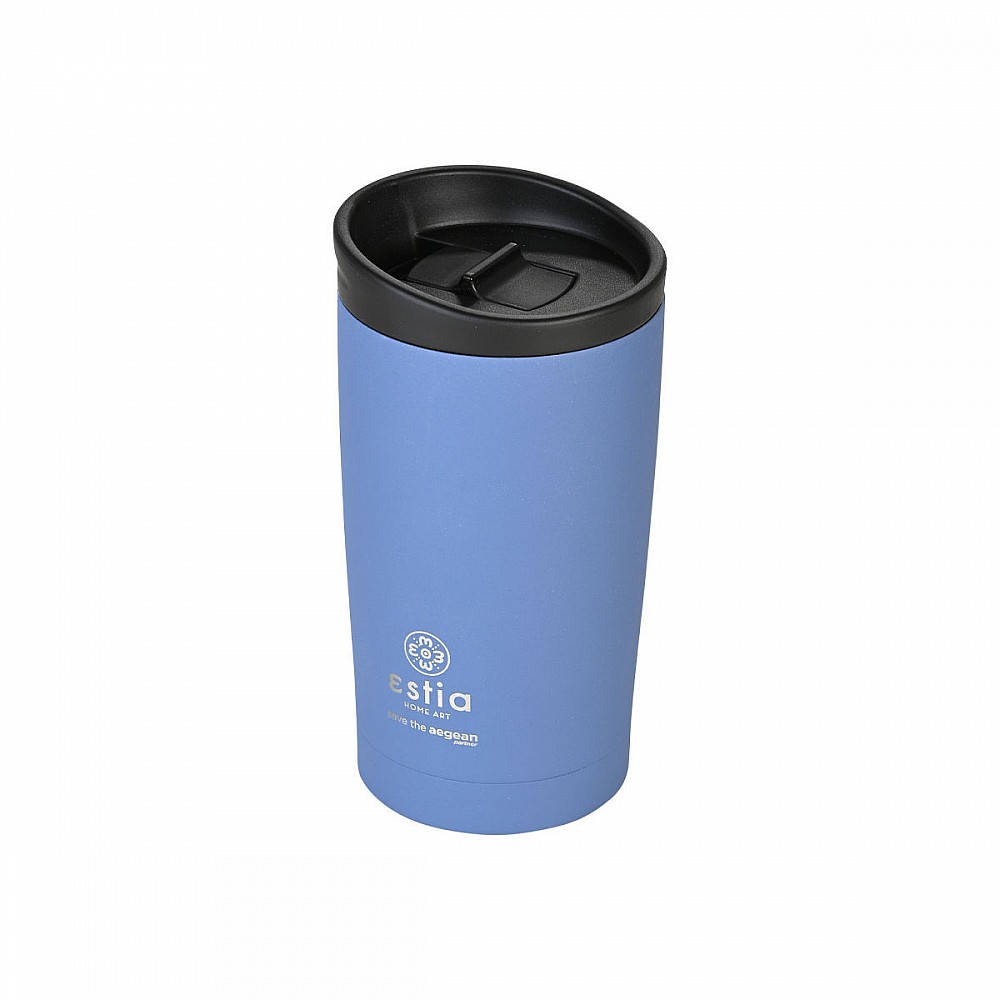 ΘΕΡΜΟΣ TRAVEL MUG SAVE THE AEGEAN 350ml DENIM BLUE 01-20378