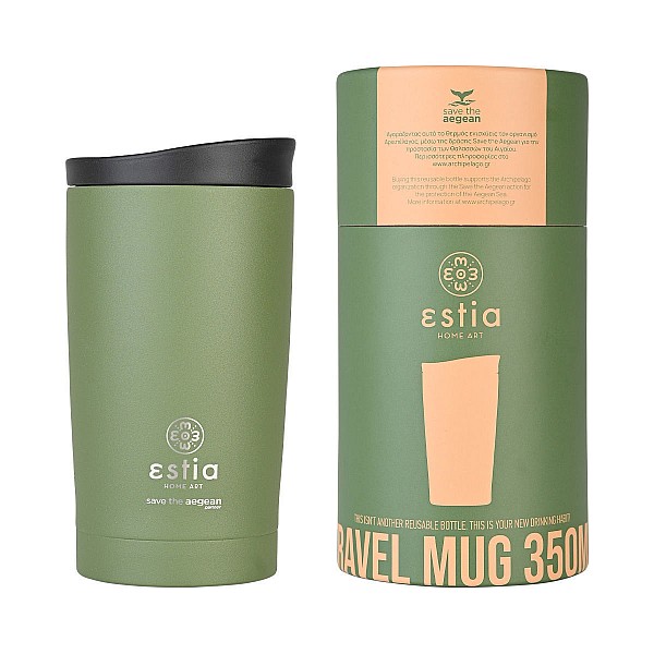 ΘΕΡΜΟΣ TRAVEL MUG SAVE THE AEGEAN 350ml FOREST SPIRIT 01-20392