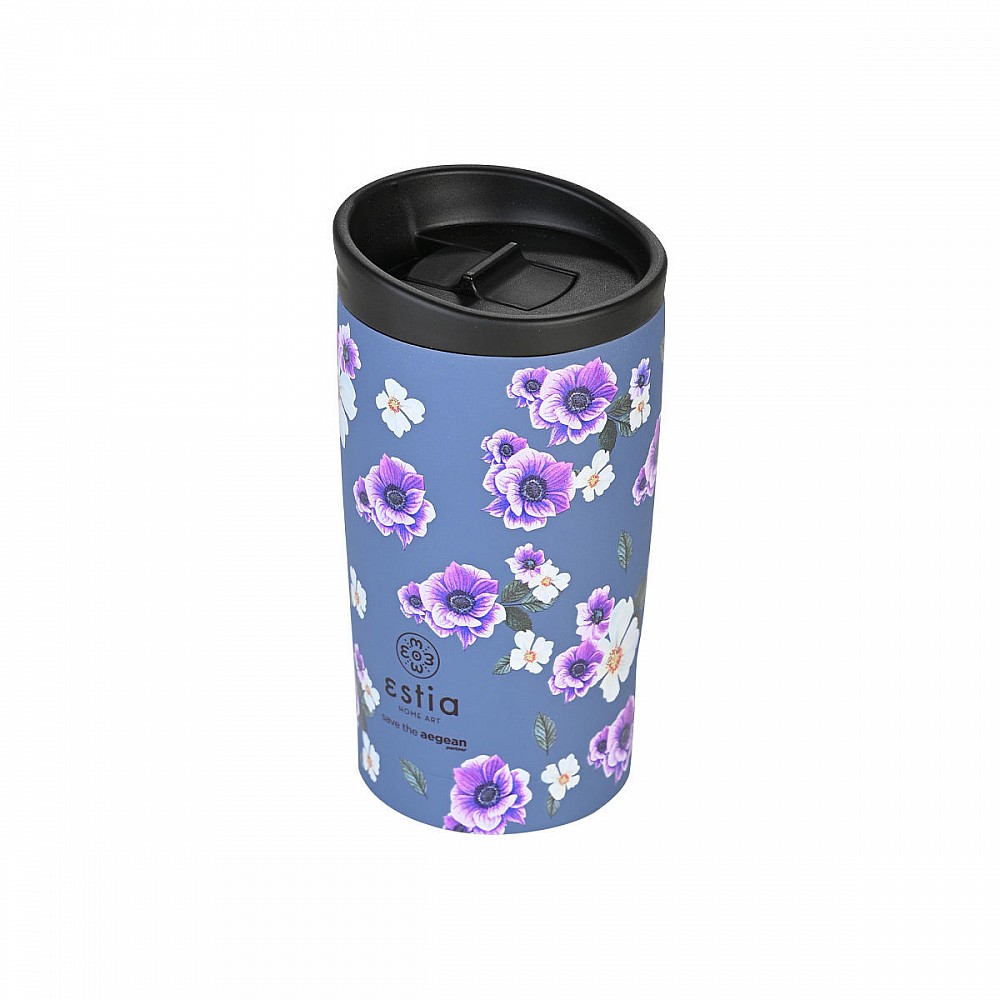 ΘΕΡΜΟΣ TRAVEL MUG SAVE THE AEGEAN 350ml GARDEN BLUE 01-20439