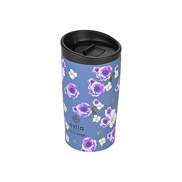 ΘΕΡΜΟΣ TRAVEL MUG SAVE THE AEGEAN 350ml GARDEN BLUE 01-20439