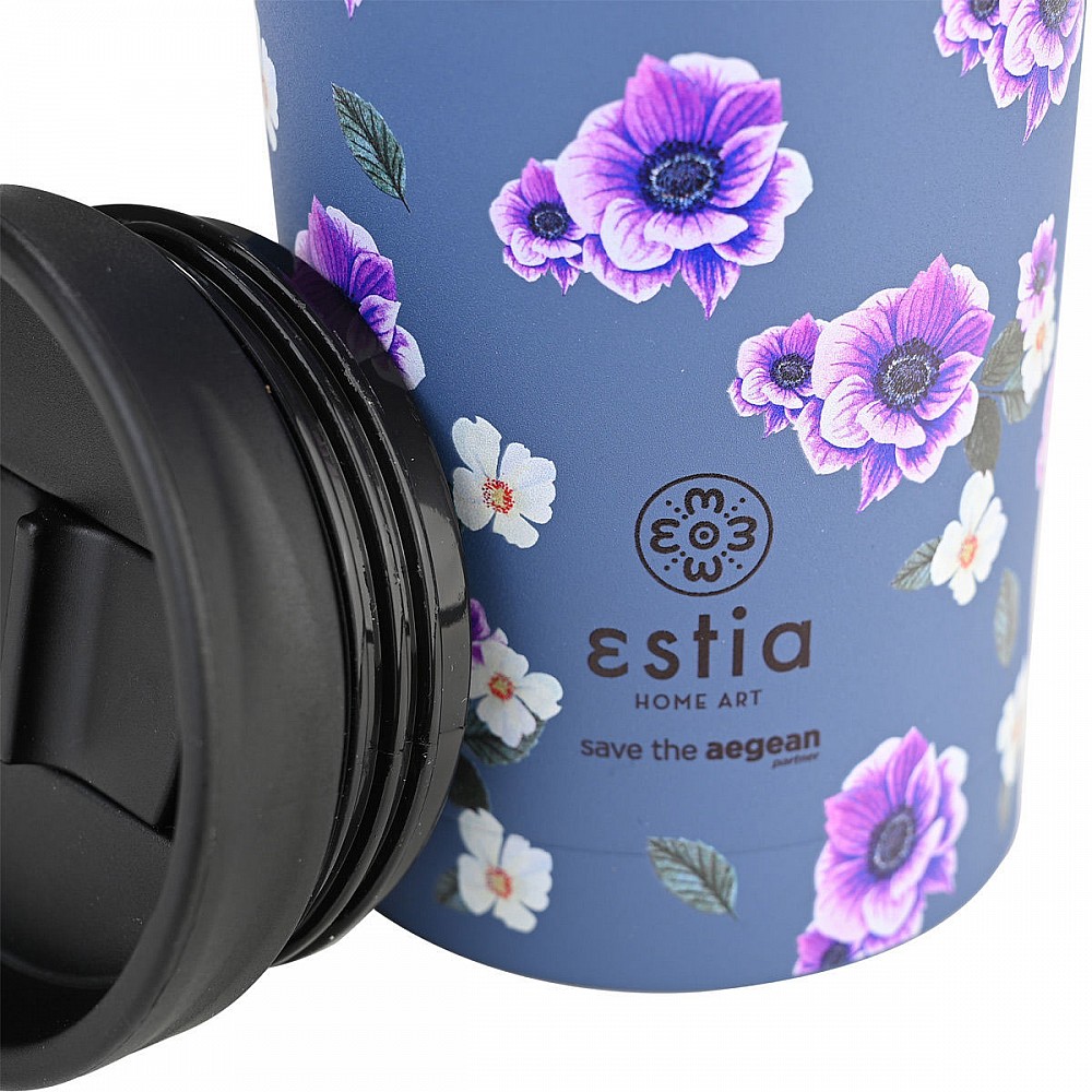 ΘΕΡΜΟΣ TRAVEL MUG SAVE THE AEGEAN 500ml GARDEN BLUE 01-20415