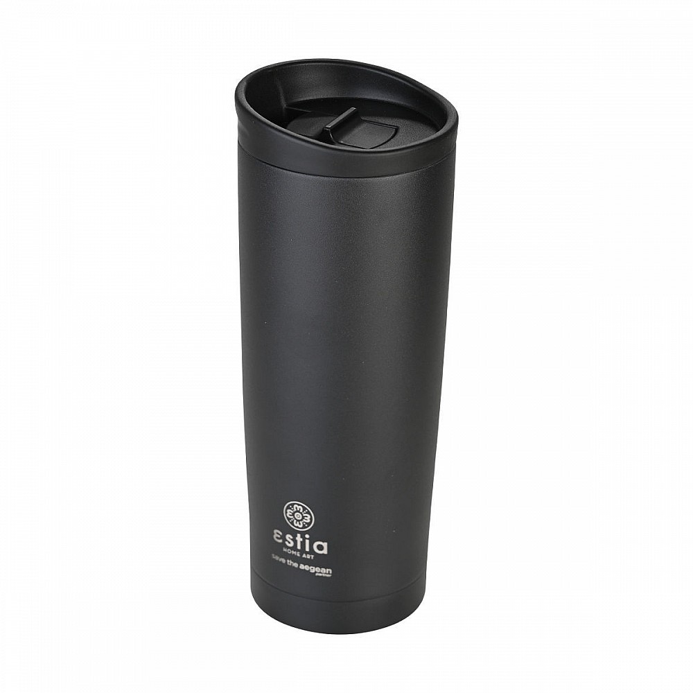 ΘΕΡΜΟΣ TRAVEL MUG SAVE THE AEGEAN 500ml MIDNIGHT BLACK 01-20316