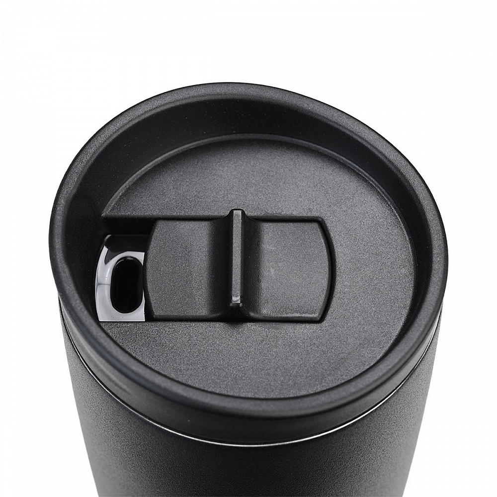 ΘΕΡΜΟΣ TRAVEL MUG SAVE THE AEGEAN 350ml MIDNIGHT BLACK 01-20361