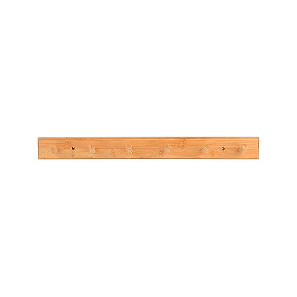 ΚΡΕΜΑΣΤΡΑ ΤΟΙΧΟΥ BAMBOO 59x6x7cm 6 ΘΕΣΕΩΝ 02-18320