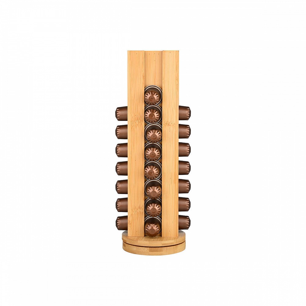 ΒΑΣΗ ΓΙΑ ΚΑΨΟΥΛΕΣ ESPRESSO BAMBOO ESSENTIALS 36 ΘΕΣΕΩΝ ΠΕΡΙΣΤΡΕΦΟΜΕΝΗ 01-19877