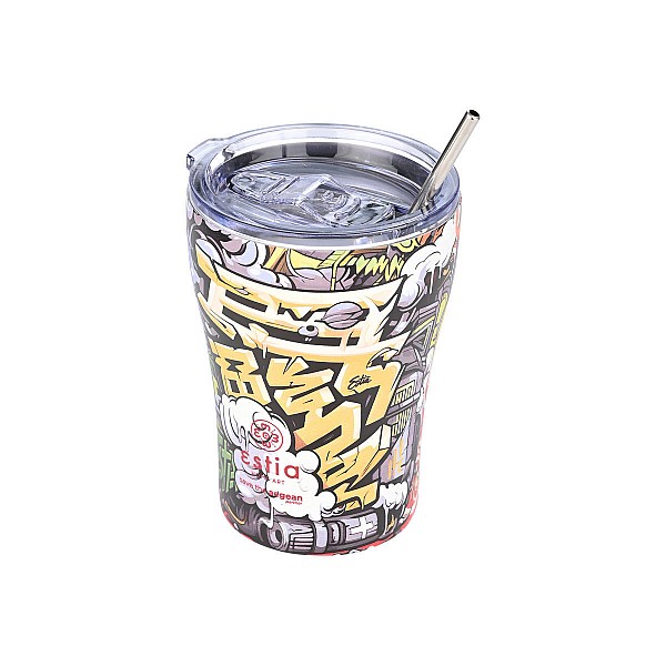 ΘΕΡΜΟΣ COFFEE MUG SAVE THE AEGEAN 350ml GRAFFITI RHYTHM 01-22914