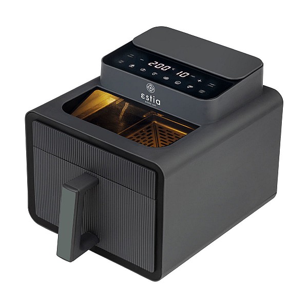 AIR FRYER RECTA FRY 1600w 7lt ME ΨΗΦΙΑΚΗ ΟΘΟΝΗ & 6 ΠΡΟΓΡΑΜΜΑΤΑ ΓΚΡΙ 06-23942