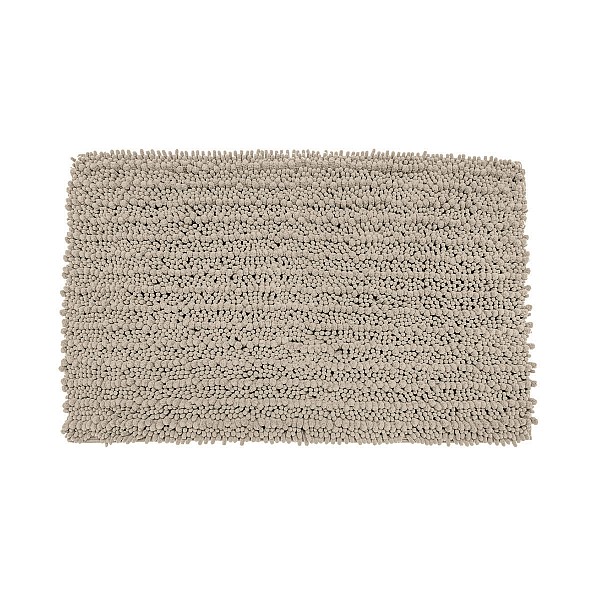 ΤΑΠΕΤΟ ΜΠΑΝΙΟΥ SHAGGY 80x50cm ΠΟΛΥΕΣΤΕΡΑ TAUPE 02-20750