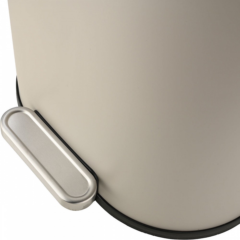 ΧΑΡΤΟΔΟΧΕΙΟ ΜΠΑΝΙΟΥ OVOID SOFT CLOSE 6lt TAUPE 02-21450