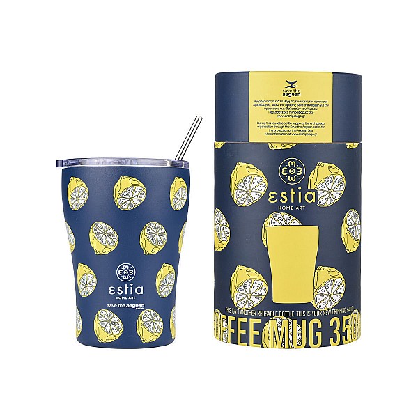 ΘΕΡΜΟΣ COFFEE MUG SAVE THE AEGEAN 350ml CITRUS INFUSION 01-22952