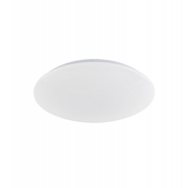 Πλαφονιέρα Φωτιστικό Οροφής Mona Λευκό Σατινέ Φ29,5