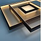 Πλαφονιέρα Φωτιστικό Οροφής Clou Χρυσό-Καπουτσίνο 50x50