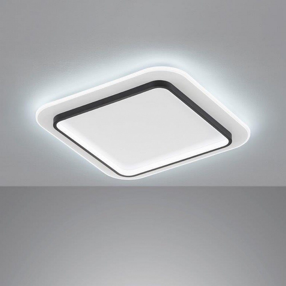 Φωτιστικό Οροφής Blithe Μαύρο-Λευκό 50x50