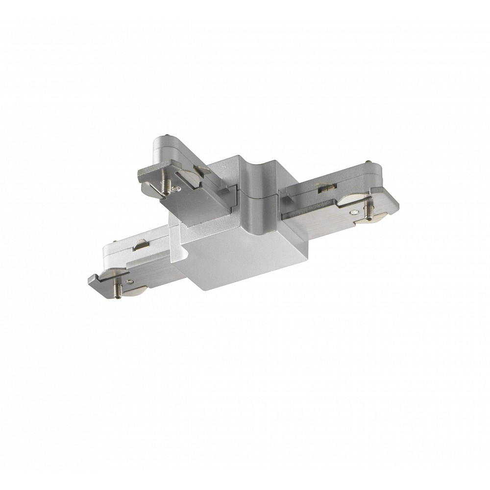 Connector Ράγας 1 x 500 W Ασημί ματ m6 - HV-TRACK 6