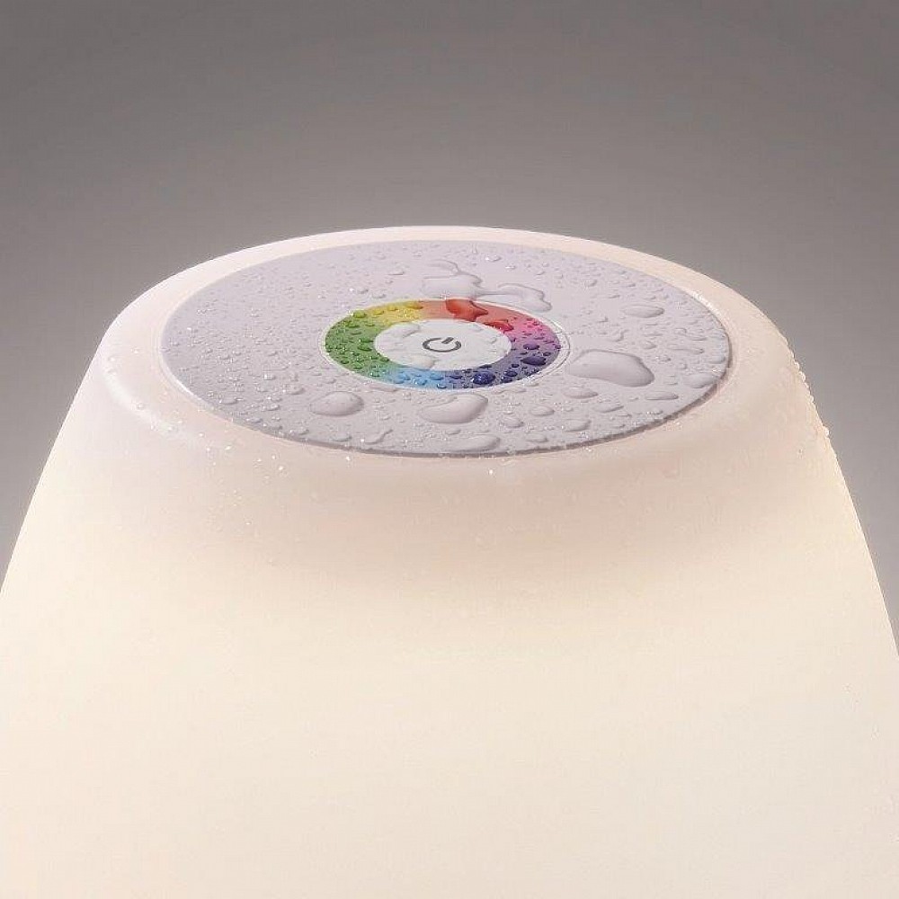 Επιτραπέζιο Φωτιστικό Επαναφορτιζόμενο LED RGBW Barletta Λευκό