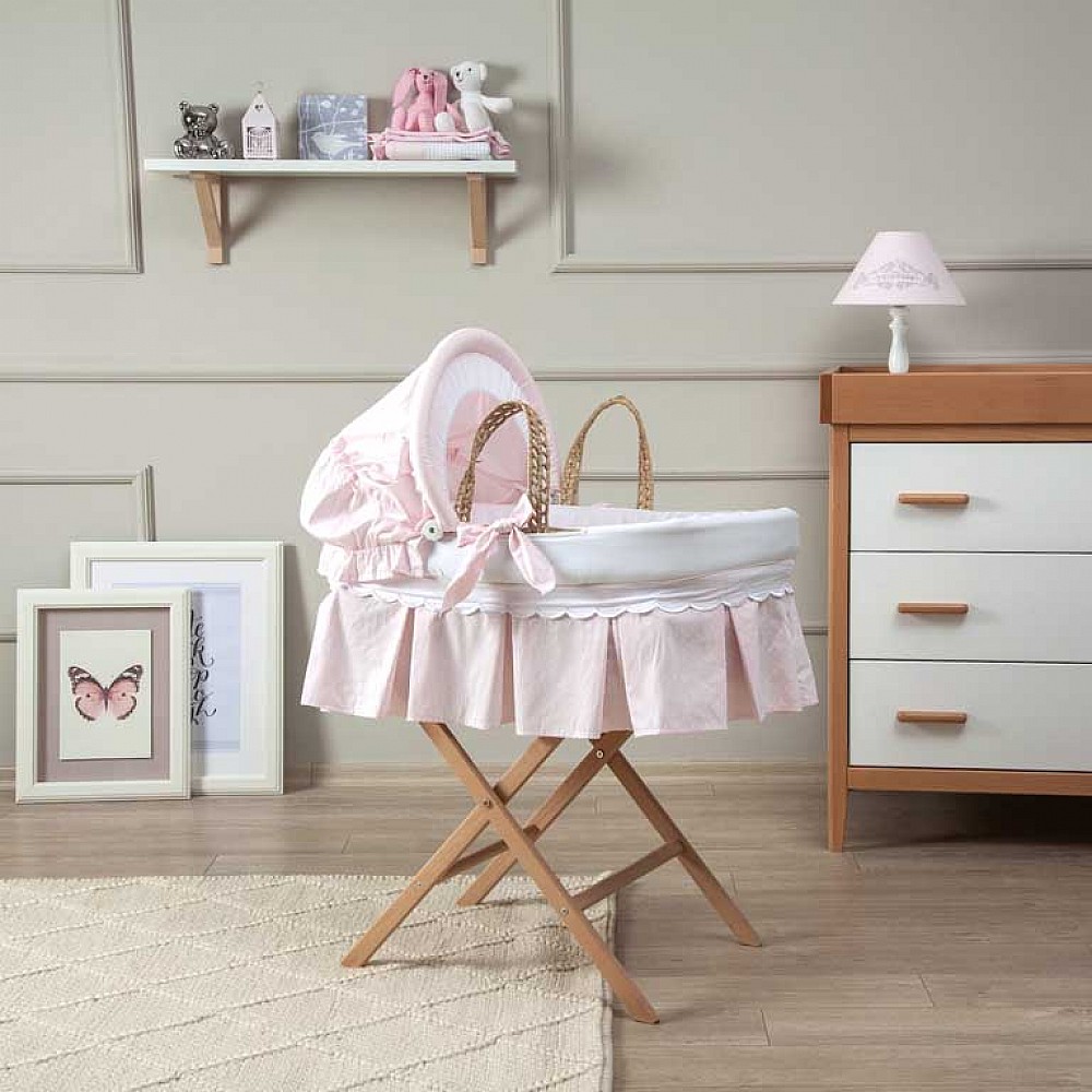 Καλαθούνα FUNNA BABY Princess με ξύλινη βάση Καλαθούνα FUNNA BABY Princess με ξύλινη βάση
