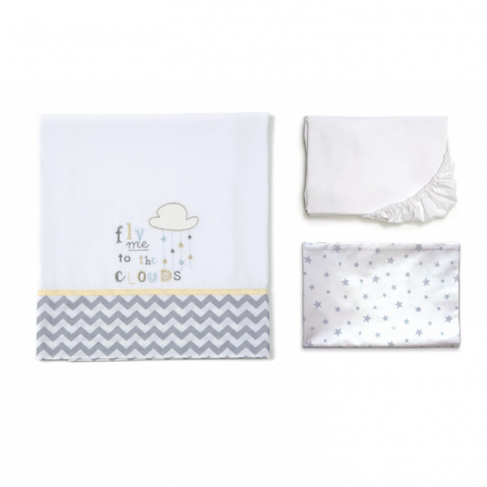 Σετ σεντόνια κούνιας FUNNA BABY Owlet Σετ σεντόνια κούνιας FUNNA BABY Owlet