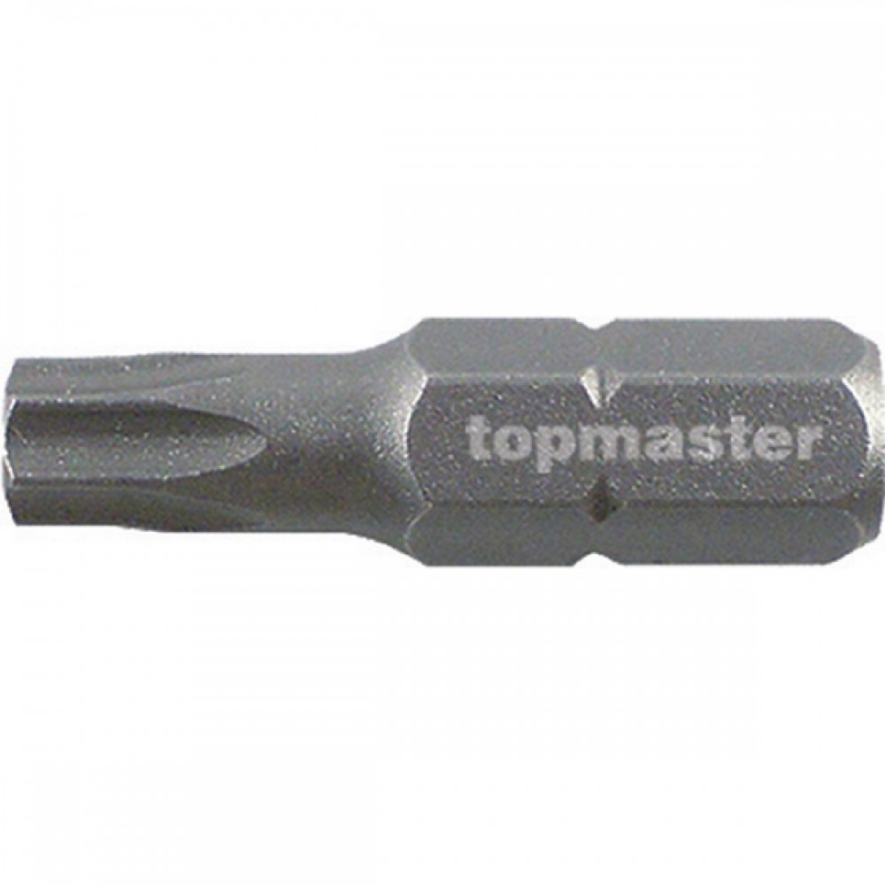 TOP MASTER Μύτη κατσαβιδιού Torx με μέγεθος T25 25mm συσκευασία 2τεμ. 330358