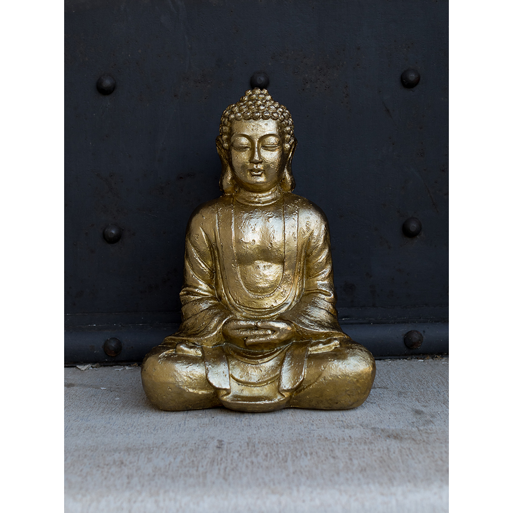 ADOM ΔΙΑΚΟΣΜΗΤΙΚΟ ΒΟΥΔΑΣ 25x17x35 POLYRESIN ΧΡΥΣΟ INTHEBOX