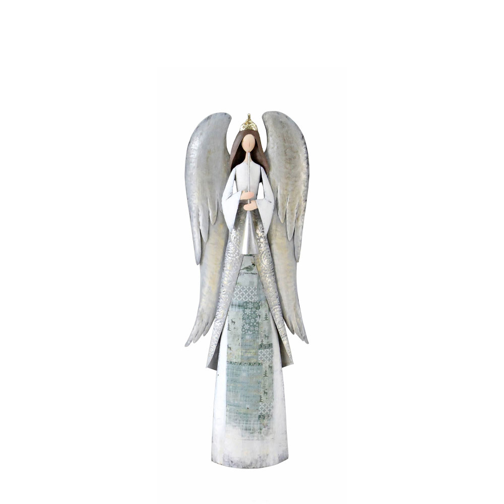 ANGEL WINGS ΧΡΙΣΤΟΥΓΕΝΝΙΑΤΙΚΟ ΔΙΑΚΟΣΜΗΤΙΚΟ ΑΓΓΕΛΟΣ 23x11x68 ΜΕΤΑΛΛΟ ΠΟΛΥΧΡΩΜΟ INTHEBOX